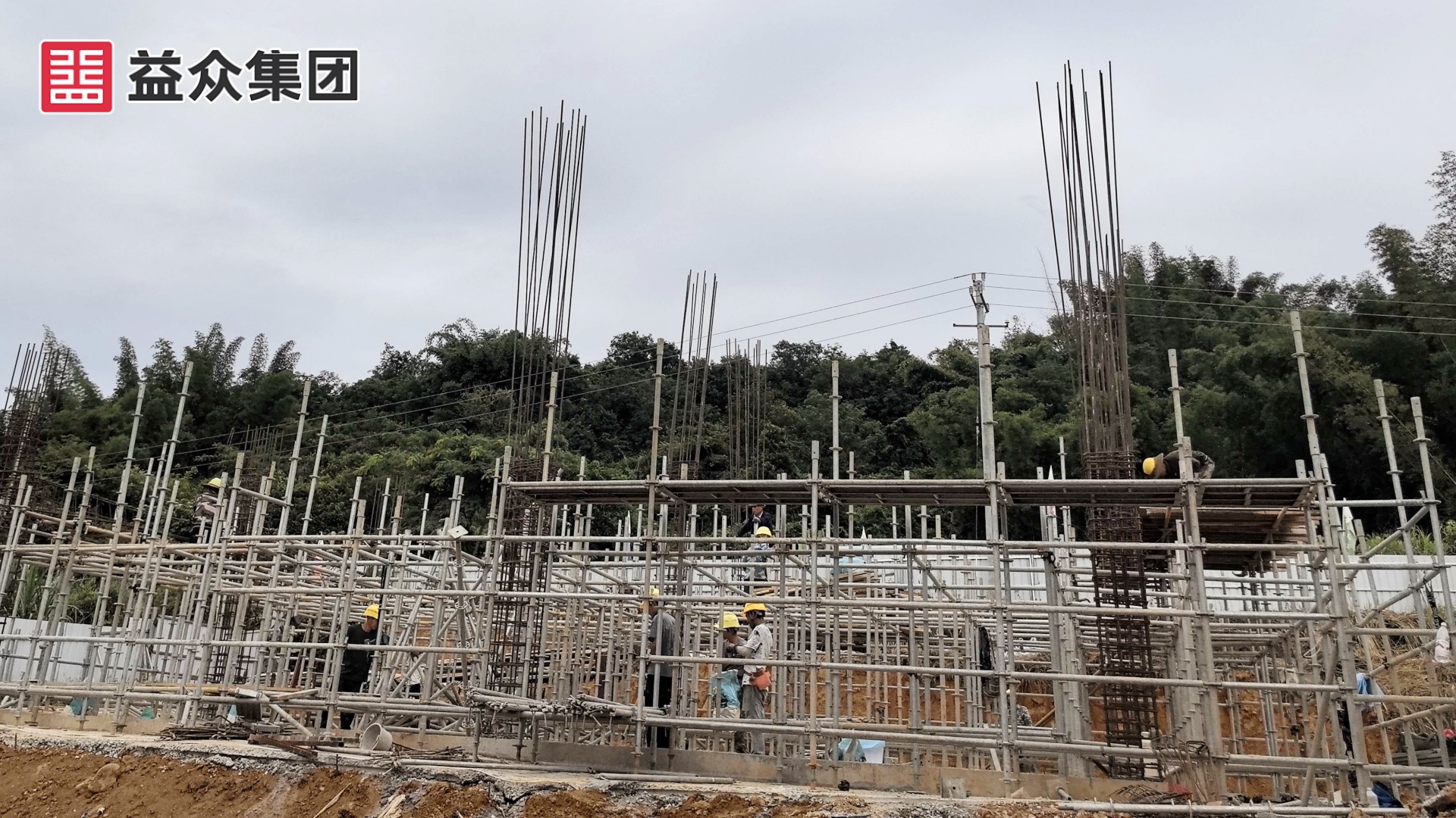 配電間、污泥脫水間支模架搭設(shè)_副本